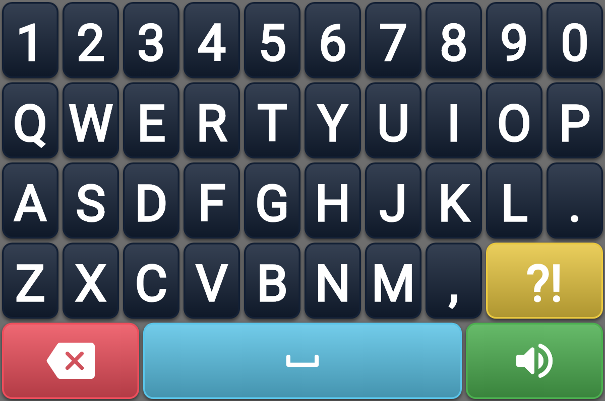 The QWERTY board in the TBoard board builder